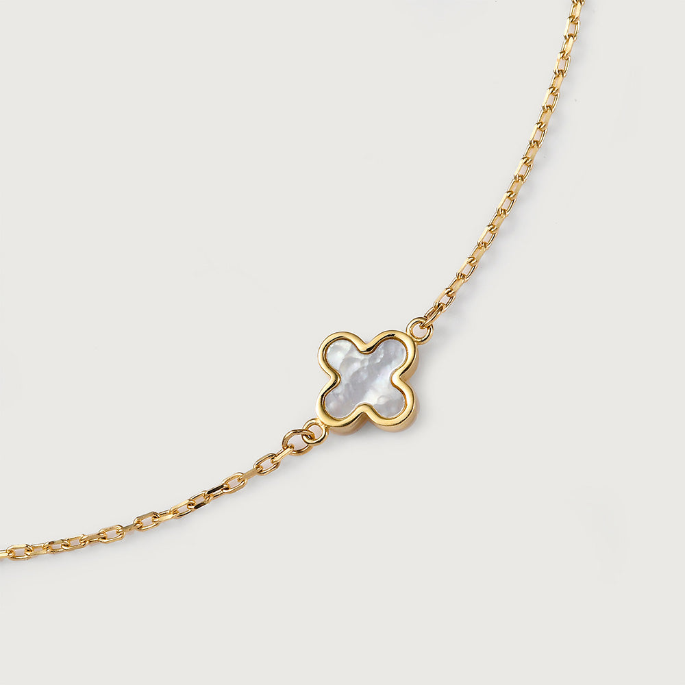 Gold Essential Lucky Shamrock Gold Station - Gold Bracelet