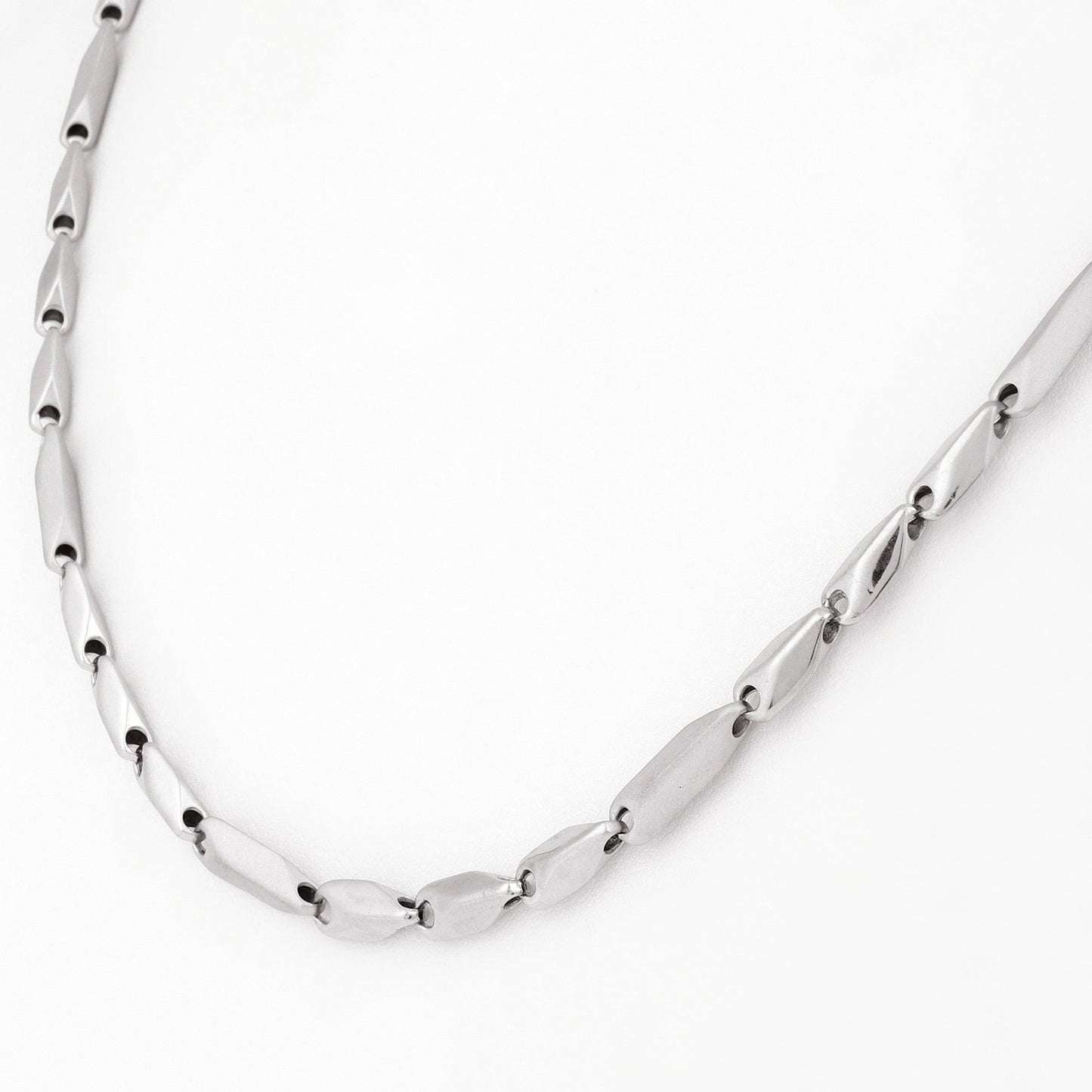 Twisted Link 925 Sterling Silver Chain