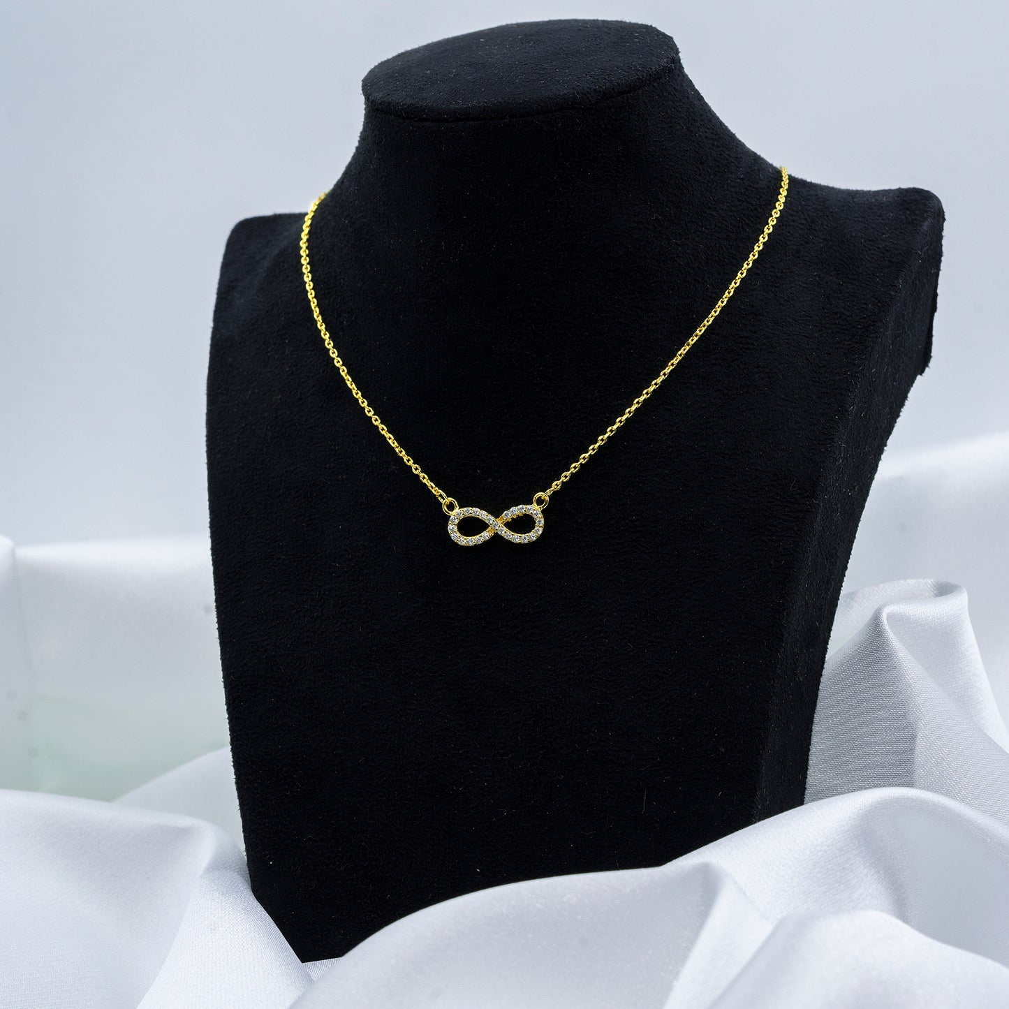 Infinite Grace Necklace 18K Gold Plated - 925 Sterling Silver Necklace for Women
