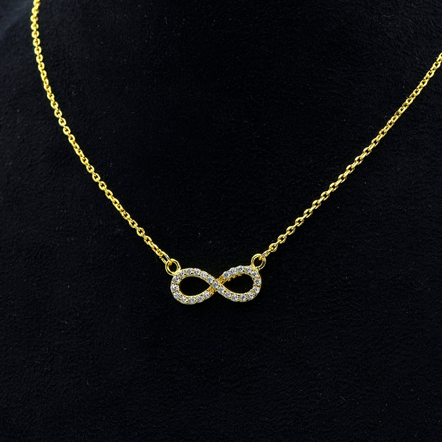 Infinite Grace Necklace 18K Gold Plated - 925 Sterling Silver Necklace for Women