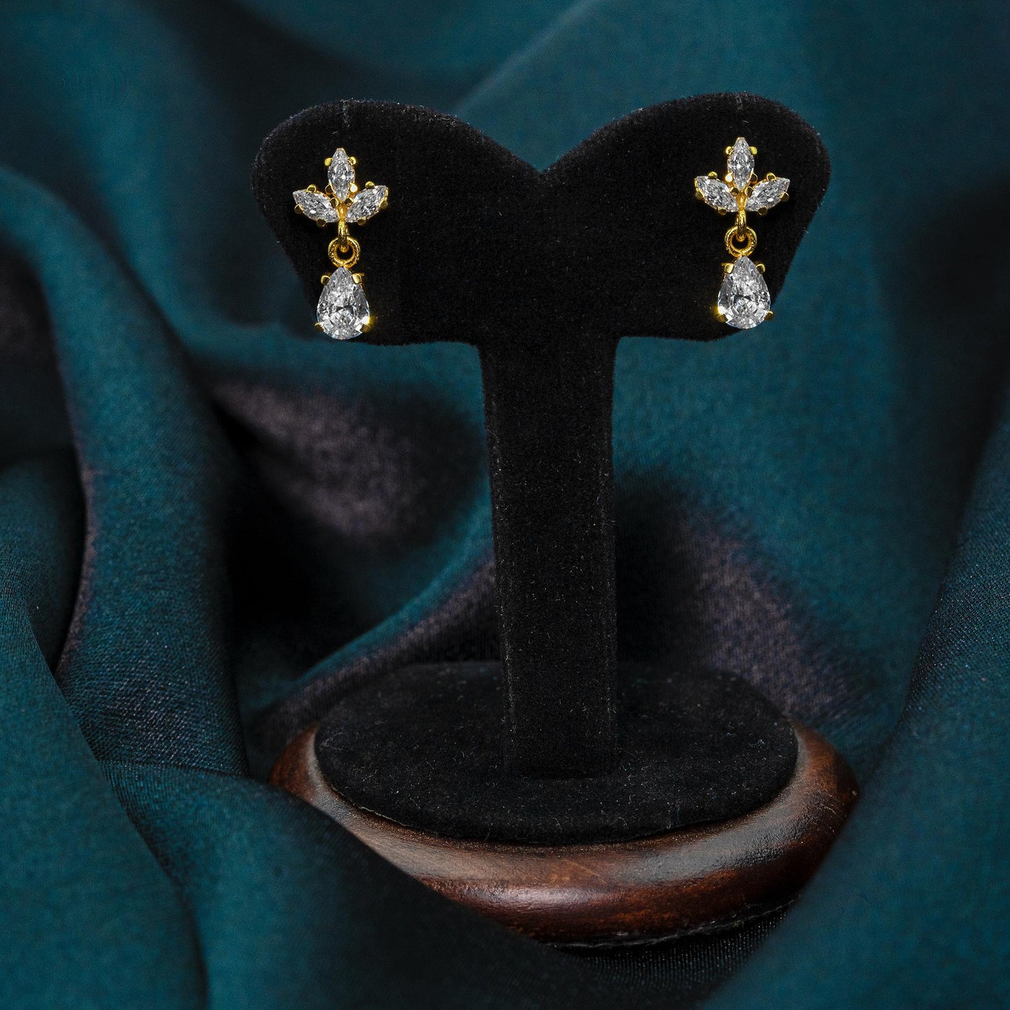 Luxe Bloom Drop Earrings - 925 Sterling Silver Earrings For Women