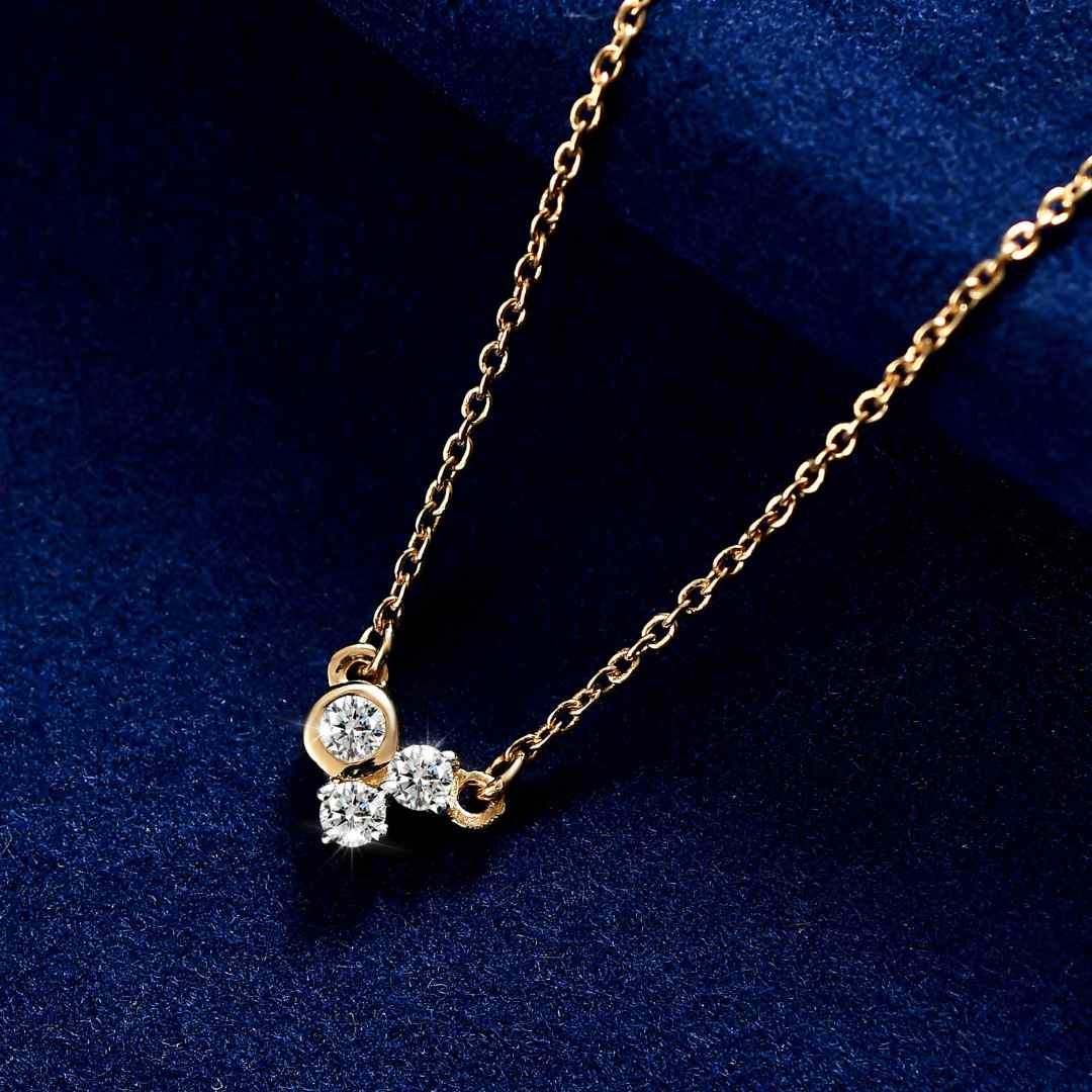 Trinity Lab Grown Diamond Bracelet - Gold Bracelet for Women