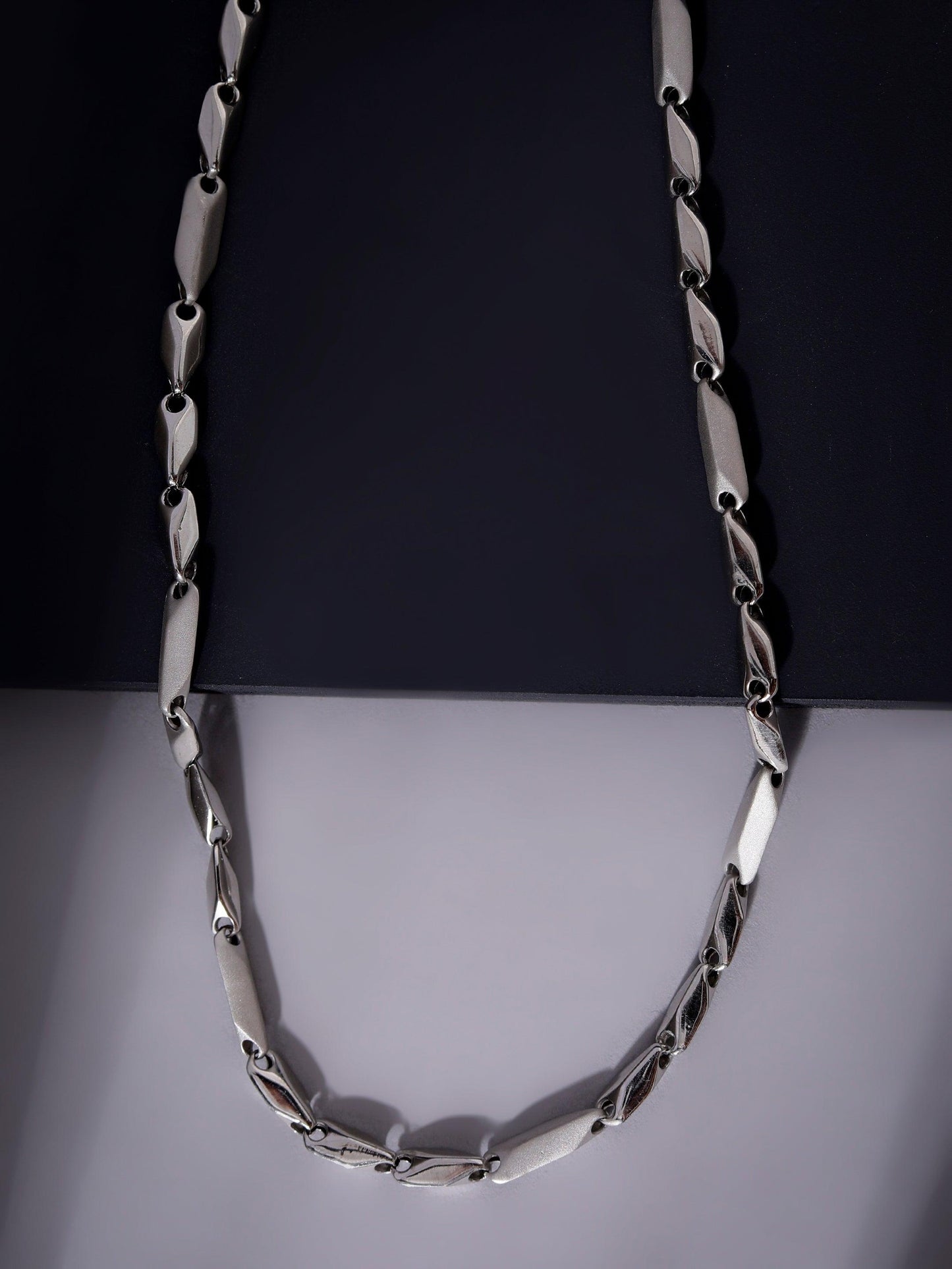 Twisted Link 925 Sterling Silver Chain