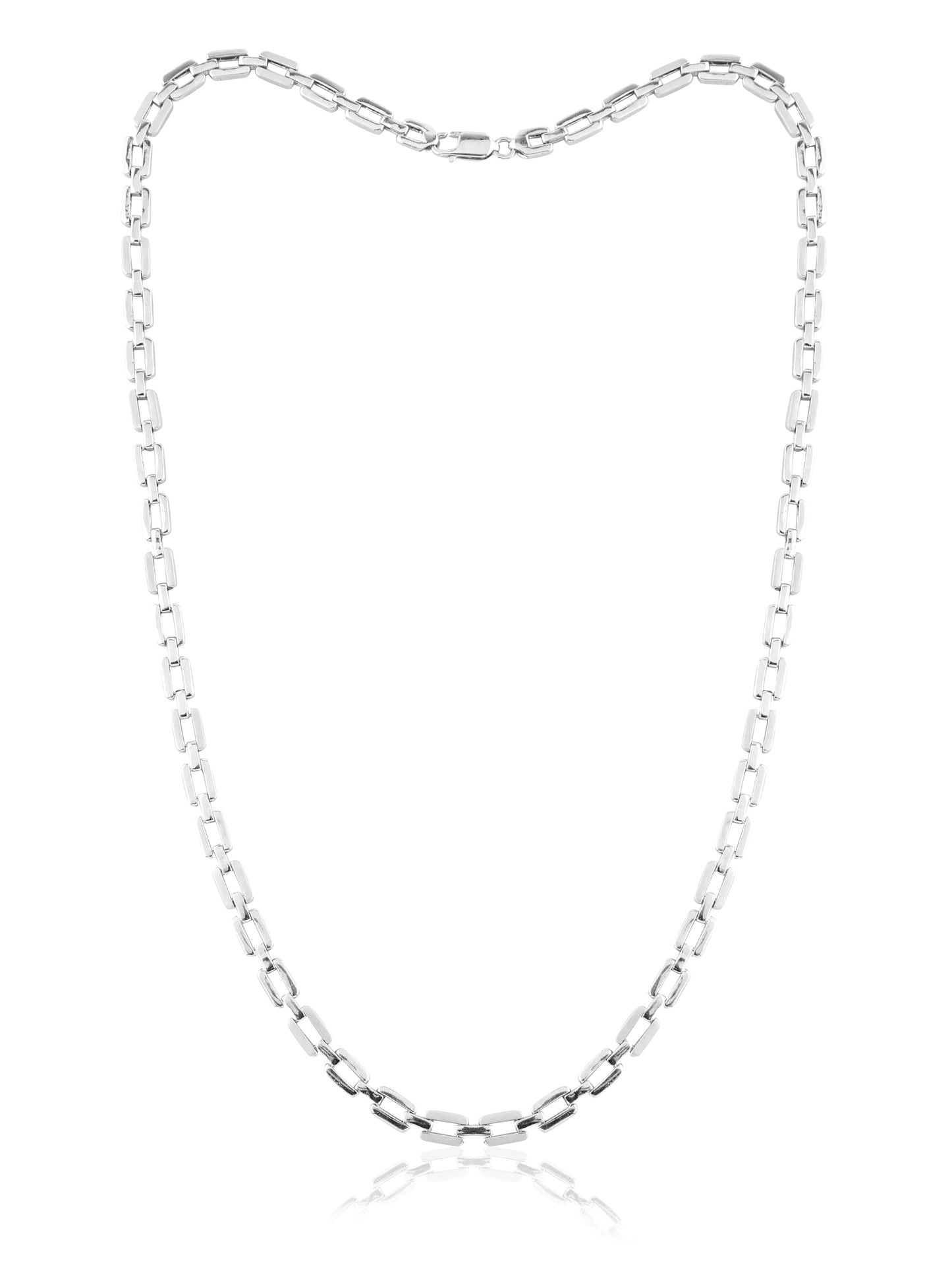 Men’s Box Link 925 Sterling Silver Chain