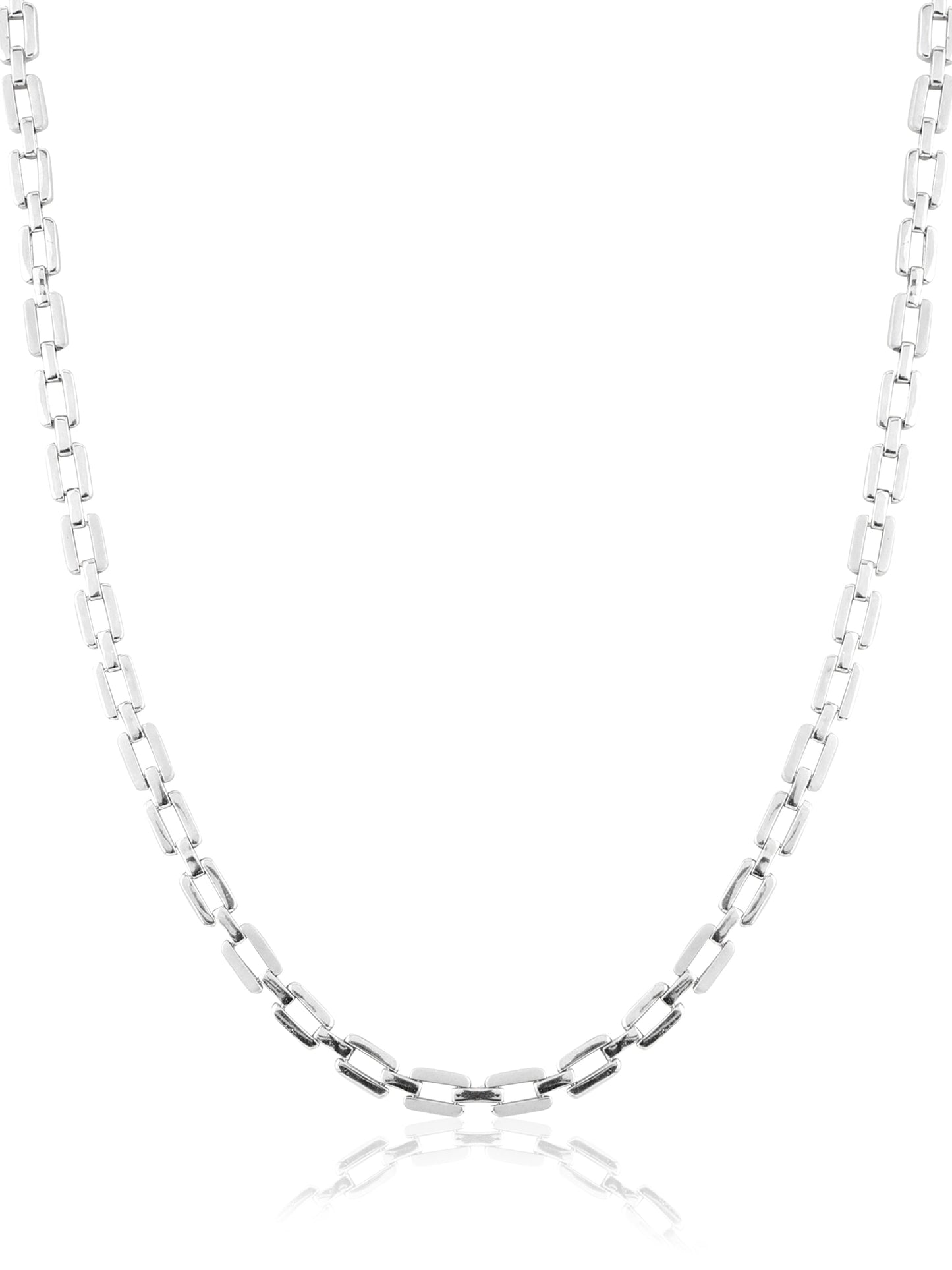 Men’s Box Link 925 Sterling Silver Chain