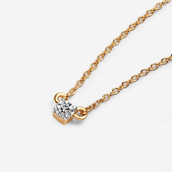 Solitaire Lab Grown Diamond Bracelet - Gold Bracelet for Women