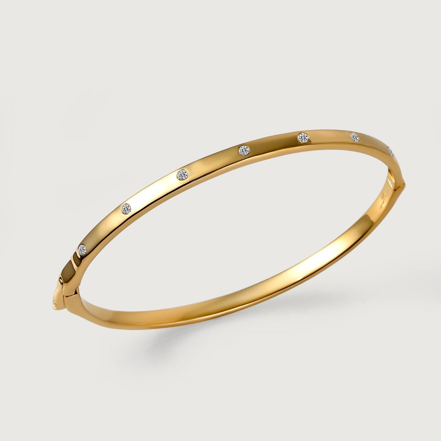 Versa Lab Grown Diamond Bangle - Gold Bracelets for Women